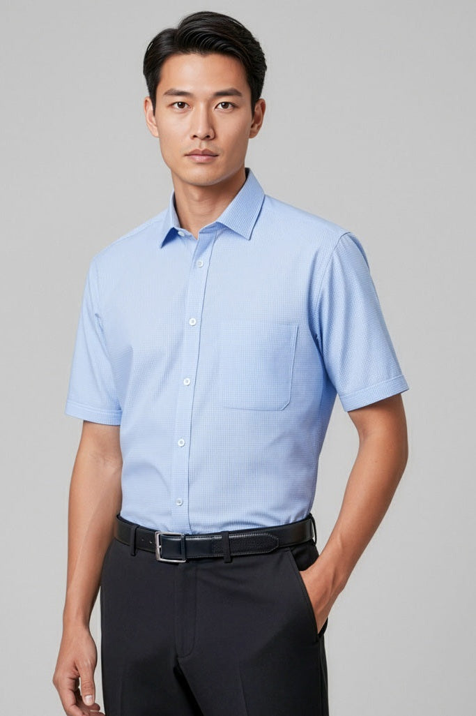  Biz Collection Mens Euro Short Sleeve Shirt - S812MS | Biz Collection | Fashion Biz Online