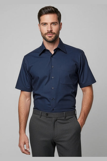  Biz Collection Mens Metro Business Shirt Short Sleeve - SH715 | Biz Collection | Fashion Biz Online
