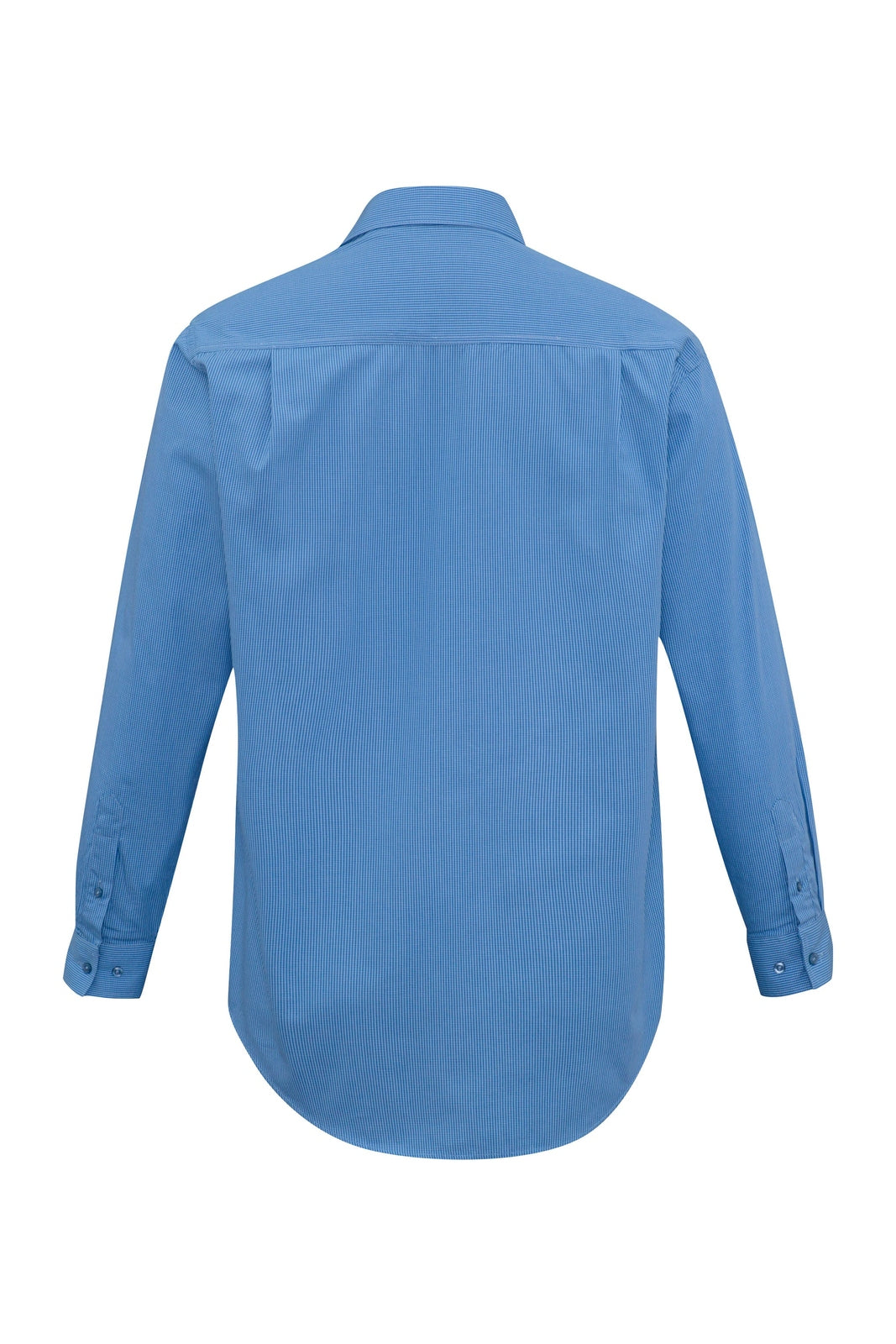  Biz Collection Mens Micro Check Business Shirt Long Sleeve - SH816 | Biz Collection | Fashion Biz Online