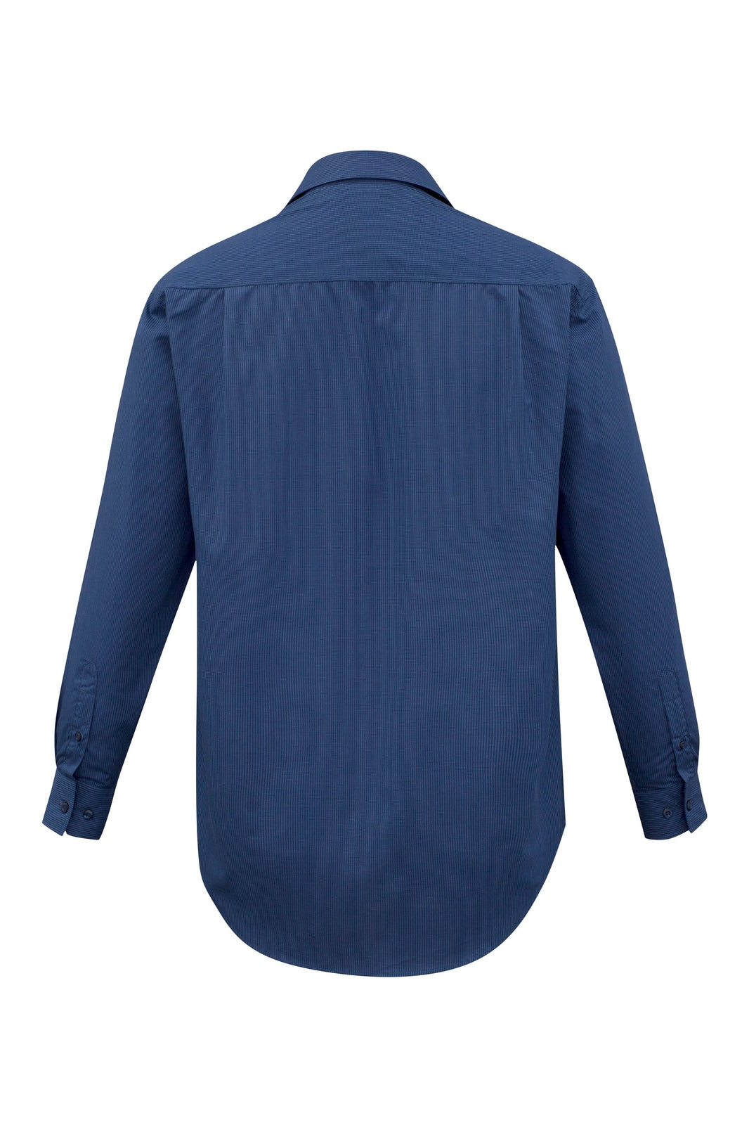  Biz Collection Mens Micro Check Business Shirt Long Sleeve - SH816 | Biz Collection | Fashion Biz Online