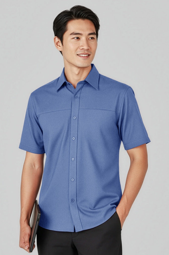  Biz Collection Mens Plain Oasis Short Sleeve Shirt - SH3603 | Biz Collection | Fashion Biz Online