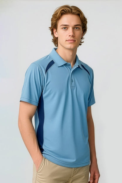  Biz Collection Mens Splice Polo - P7700 | Biz Collection | Fashion Biz Online