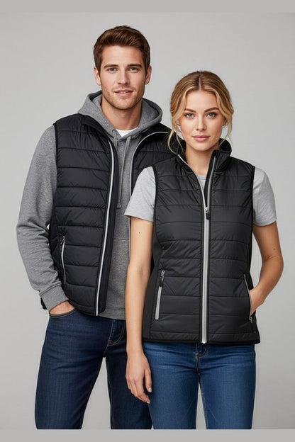  Biz Collection Mens Stealth Tech Vest - J616M | Biz Collection | Fashion Biz Online