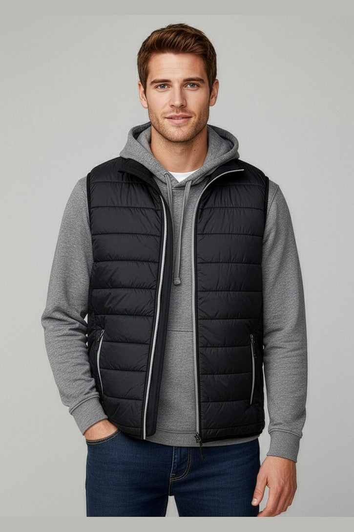  Biz Collection Mens Stealth Tech Vest - J616M | Biz Collection | Fashion Biz Online