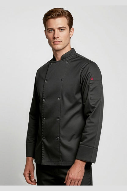  Biz Collection Zest Mens Long Sleeve Chef Jacket - CH232ML | Biz Collection | Fashion Biz Online