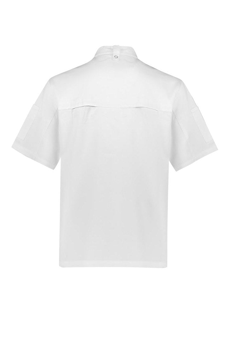  Biz Collection Zest Mens Short Sleeve Chef Jacket - CH232MS | Biz Collection | Fashion Biz Online