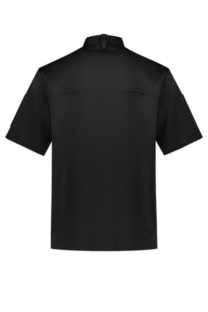  Biz Collection Zest Mens Short Sleeve Chef Jacket - CH232MS | Biz Collection | Fashion Biz Online