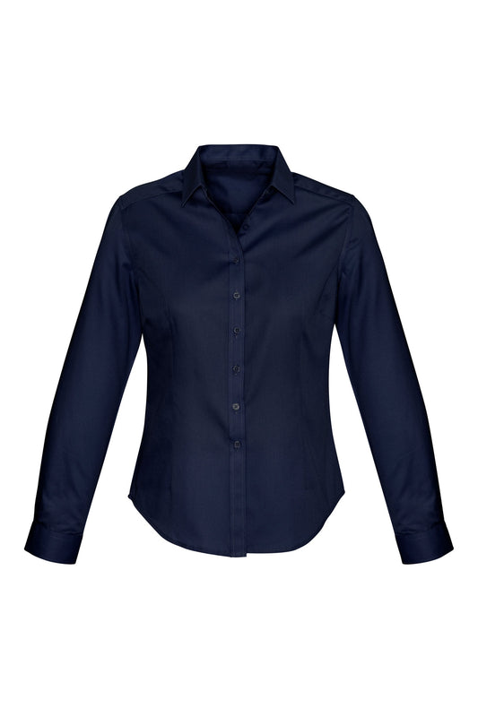 Biz Collection Ladies Dalton Long Sleeve Shirt - S522LL - Navy