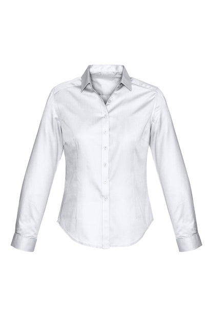Biz Collection Ladies Dalton Long Sleeve Shirt - S522LL - White