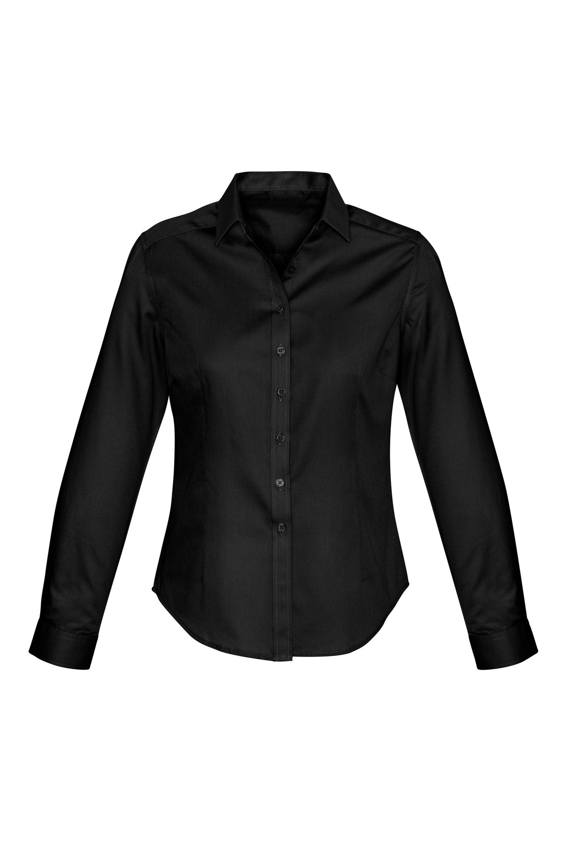 Biz Collection Ladies Dalton Long Sleeve Shirt - S522LL - Black