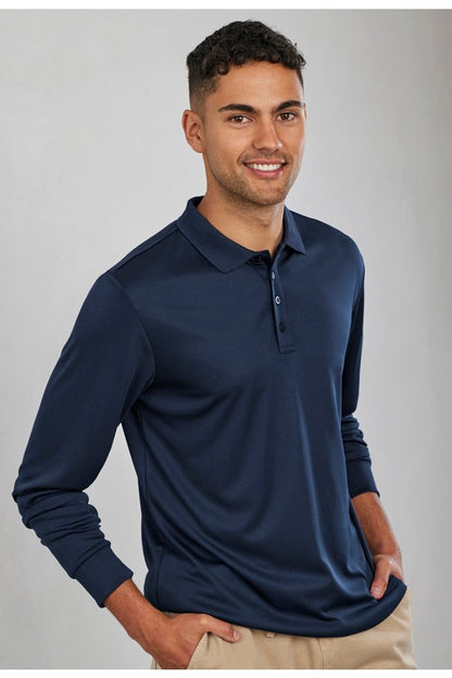 Fashion Biz Mens Action Long Sleeve Polo P206ML
