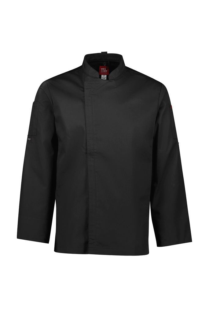  Fashion Biz Mens Alfresco Long Sleeve Chef Jacket - CH330ML | Biz Collection | Fashion Biz Online