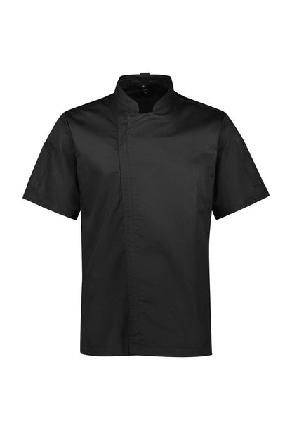  Fashion Biz Mens Alfresco Short Sleeve Chef Jacket - CH330MS | Biz Collection | Fashion Biz Online