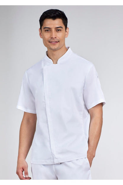  Fashion Biz Mens Alfresco Short Sleeve Chef Jacket - CH330MS | Biz Collection | Fashion Biz Online