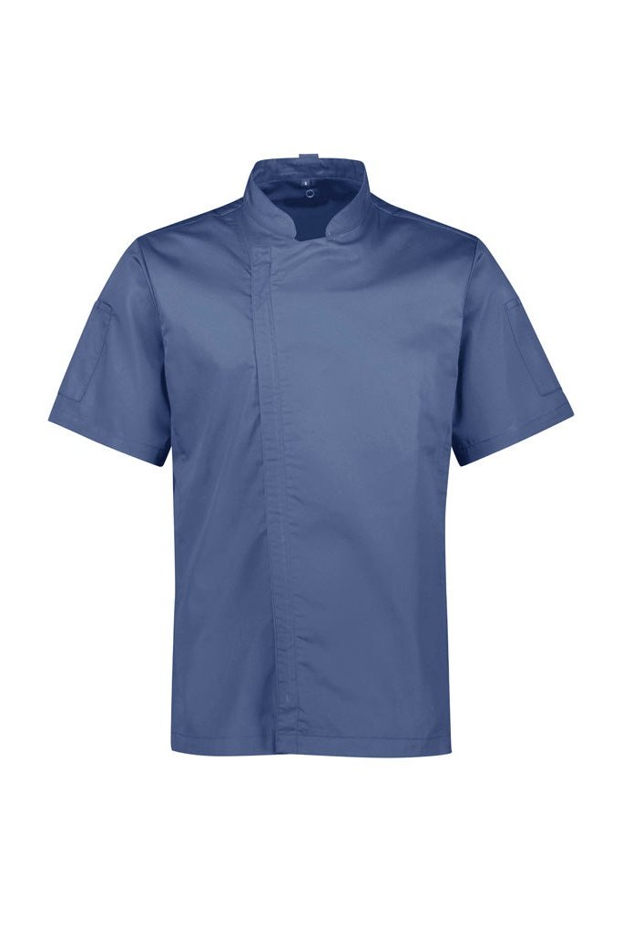  Fashion Biz Mens Alfresco Short Sleeve Chef Jacket - CH330MS | Biz Collection | Fashion Biz Online