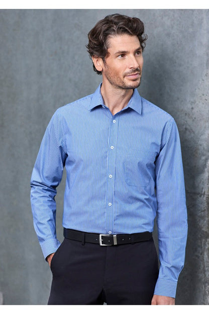  Fashion Biz Mens Conran Classic Long Sleeve Shirt - S336ML | Biz Collection | Fashion Biz Online