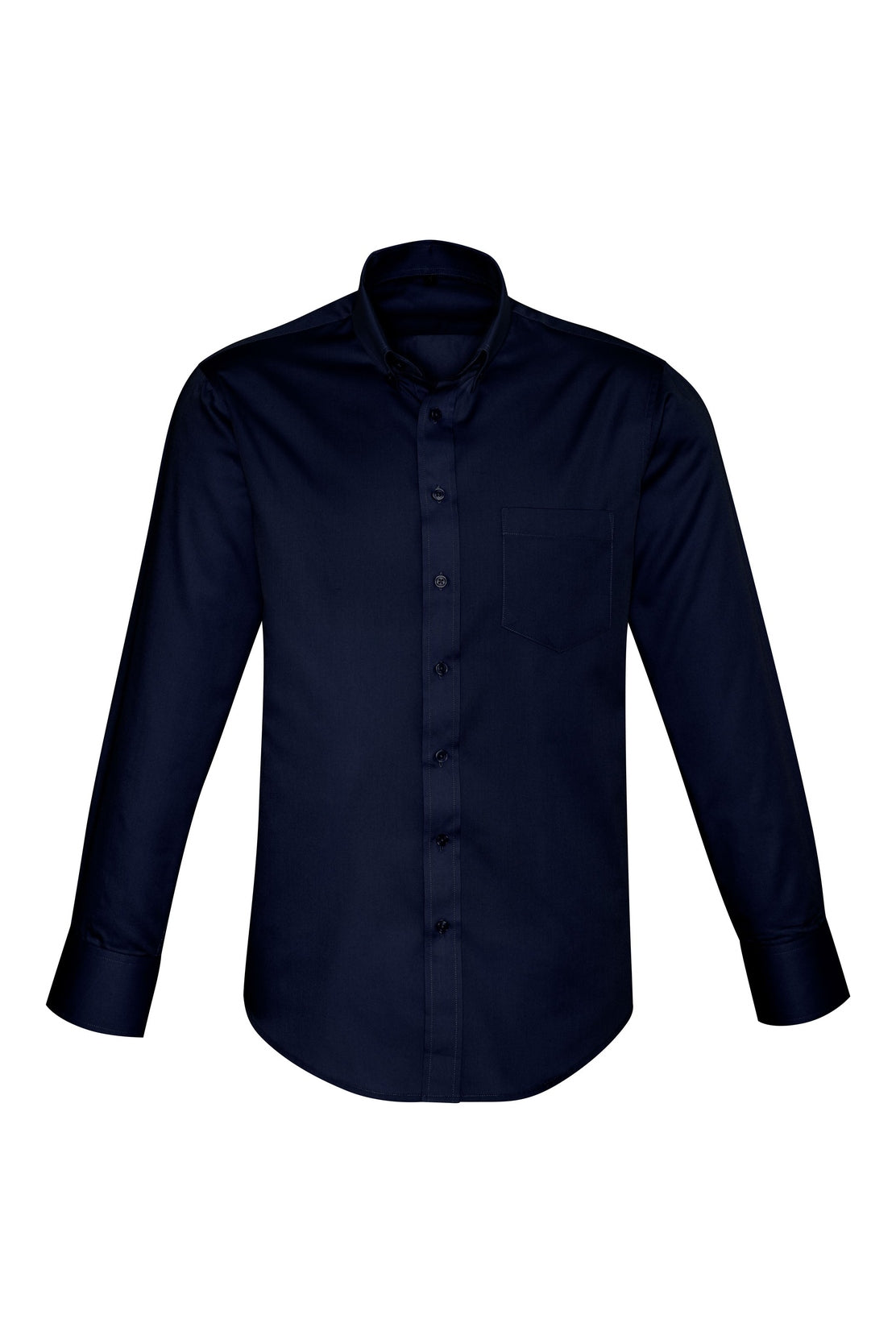 Biz Collection Mens Dalton Long Sleeve Shirt - S522ML - Navy