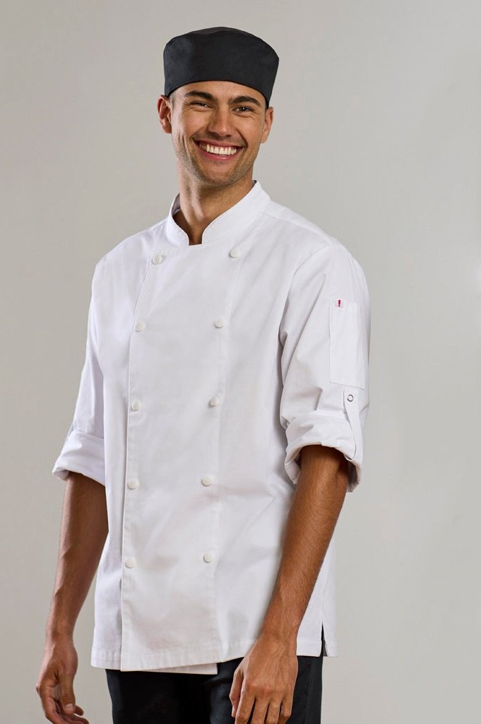 Fashion Biz Mens Gusto Long Sleeve Chef Jacket CH430ML