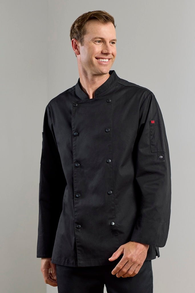 Fashion Biz Mens Gusto Long Sleeve Chef Jacket CH430ML