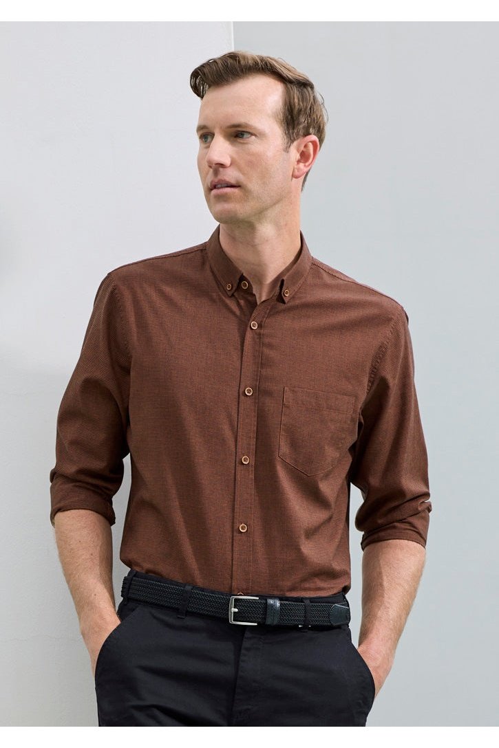 Fashion Biz Mens Soul Long Sleeve Shirt S421ML