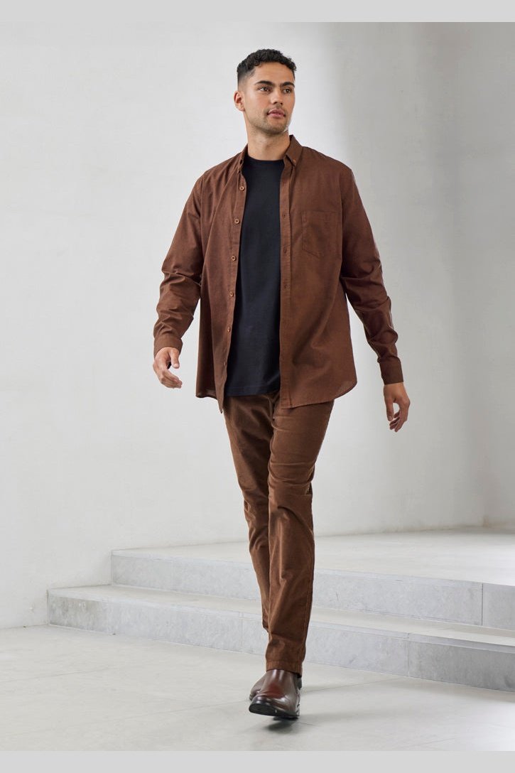 Fashion Biz Mens Soul Long Sleeve Shirt S421ML