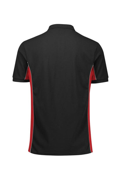 Fashion Biz Unisex Grid Short Sleeve Polo P413US