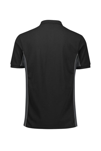 Fashion Biz Unisex Grid Short Sleeve Polo P413US