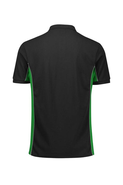 Fashion Biz Unisex Grid Short Sleeve Polo P413US