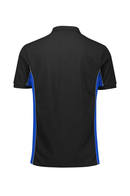 Fashion Biz Unisex Grid Short Sleeve Polo P413US