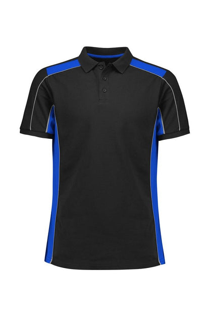 Fashion Biz Unisex Grid Short Sleeve Polo P413US