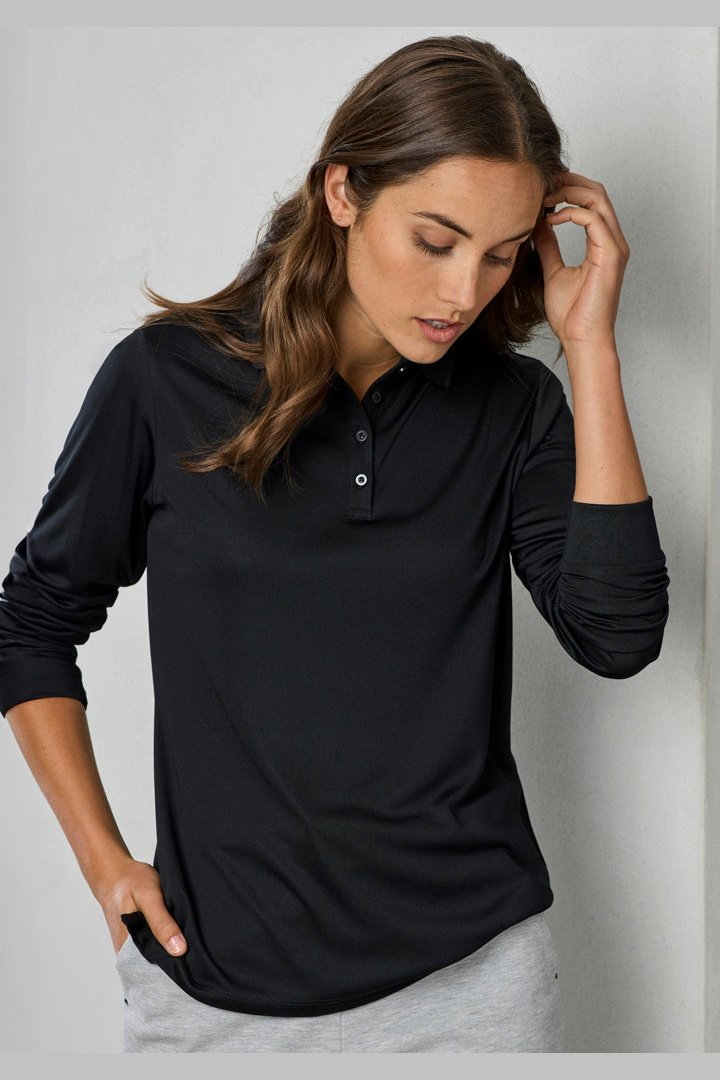 Fashion Biz Womens Action Long Sleeve Polo P206LL