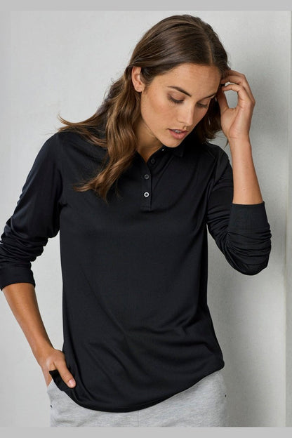 Fashion Biz Womens Action Long Sleeve Polo P206LL