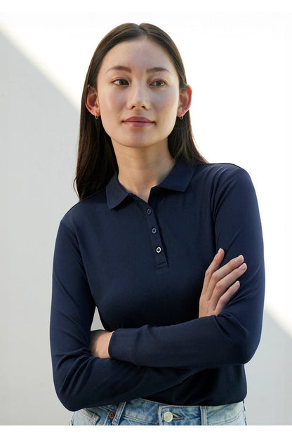 Fashion Biz Womens Action Long Sleeve Polo P206LL