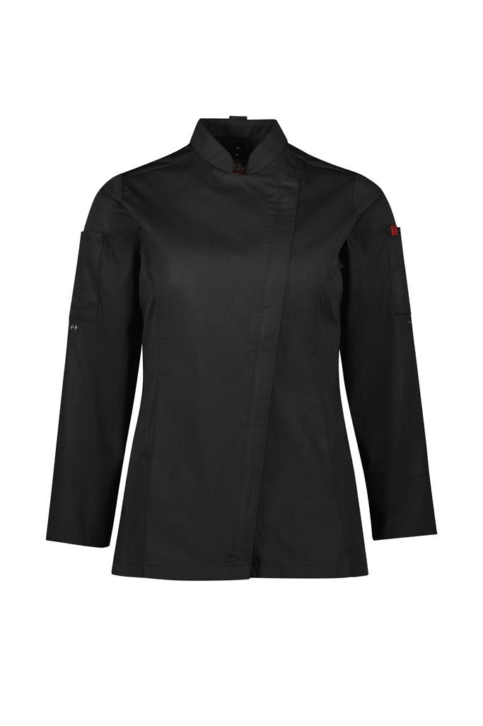  Fashion Biz Womens Alfresco Long Sleeve Chef Jacket - CH330LL | Biz Collection | Fashion Biz Online