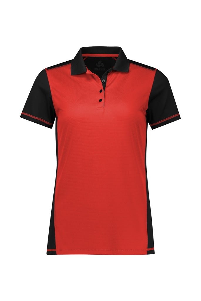 Fashion Biz Womens Dart Short Sleeve Polo P419LS
