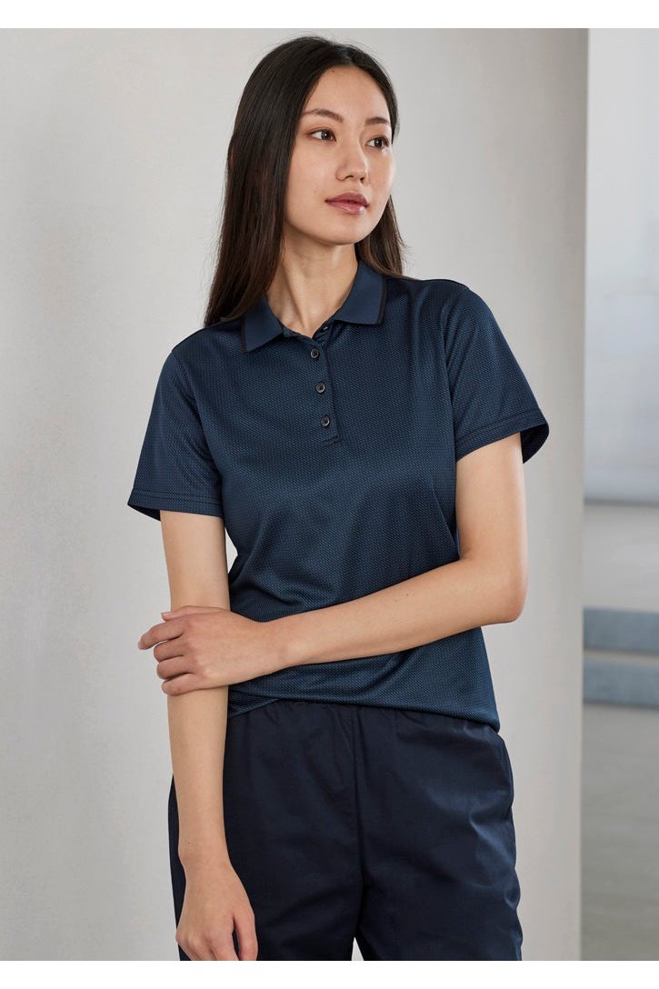 Fashion Biz Womens Echo Short Sleeve Polo P412LS