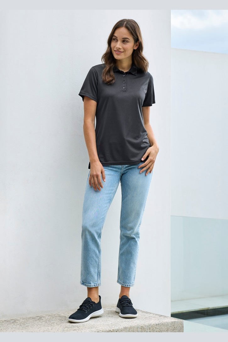 Fashion Biz Womens Echo Short Sleeve Polo P412LS