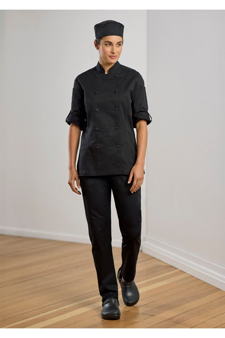 Fashion Biz Womens Gusto Long Sleeve Chef Jacket CH430LL