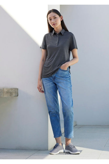 Fashion Biz Womens Orbit Short Sleeve Polo P410LS