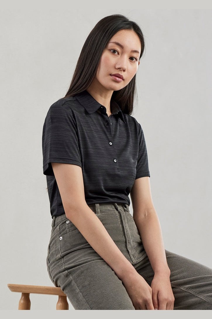 Fashion Biz Womens Orbit Short Sleeve Polo P410LS