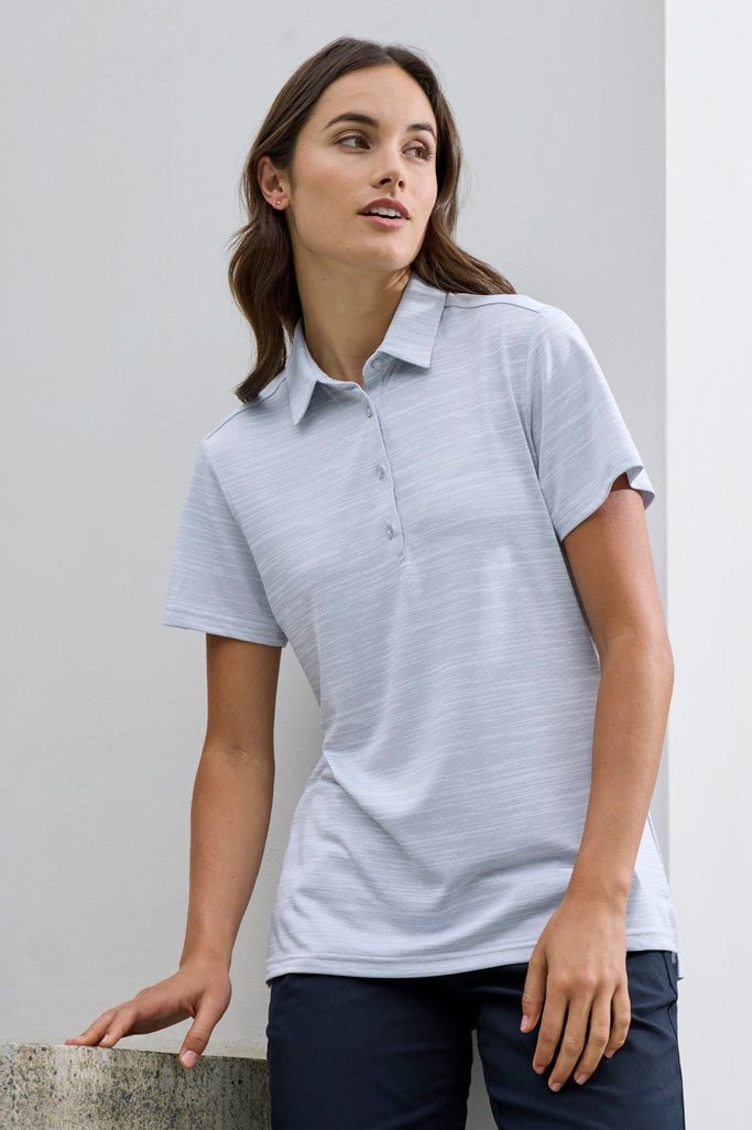 Fashion Biz Womens Orbit Short Sleeve Polo P410LS