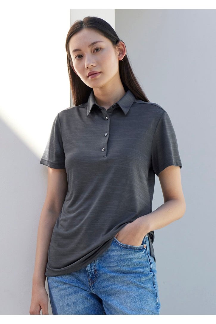 Fashion Biz Womens Orbit Short Sleeve Polo P410LS