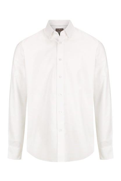 Gloweave Career Mens Cotton Oxford Shirt - 2103L - Chalk