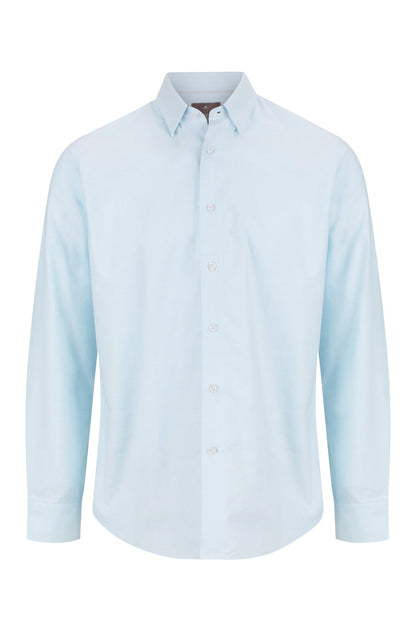 Gloweave Career Mens Cotton Oxford Shirt - 2103L - Blue