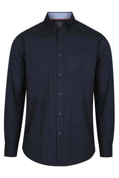  Gloweave Career New Oxford Mens Long Sleeve Contemporary Fit Shirt - 1898L | Gloweave | Fashion Biz Online