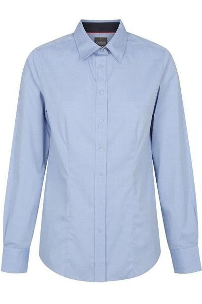 Gloweave Career New Oxford Womens Long Sleeve Slim Fit Shirt - 1899WL - Charcoal