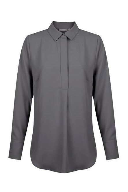 Gloweave L Slv 1/2 Placket Blouse 1797WL
