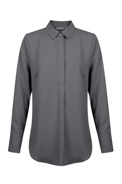 Gloweave L Slv 1/2 Placket Blouse 1797WL