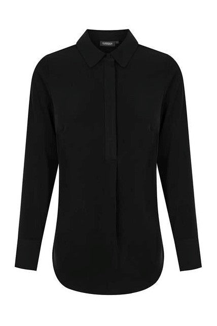 Gloweave L Slv 1/2 Placket Blouse 1797WL