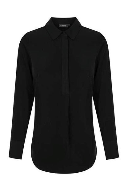 Gloweave L Slv 1/2 Placket Blouse 1797WL